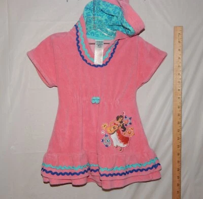 Disney Store Elena Of Avalor Traje de Baño Cubrir Con Capucha Talla 3 Foto 1 de 4