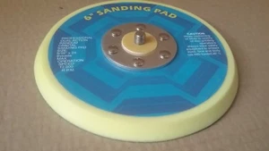 5/16" 150mm DA Backing Pad Vinyl Face for adhesive discs No Holes PSA Stikit - Picture 1 of 5
