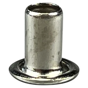 Remaches tubulares pequeños 6,1 mm niquelados - paquete de 100 - Imagen 1 de 7