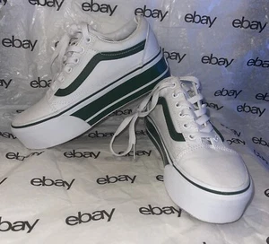 Vans Old Skool Stackform Blanco Verde VN0A7Q5MBGN Mujeres 5.5 / Se adapta a hombres y jóvenes 4 - Imagen 1 de 14