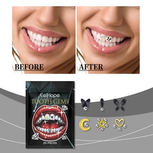 Sparkling Crystal Dental Gems - Stylish Teeth Decor for a Dazzling Smile - Picture 1 of 6