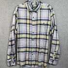 Woolrich Mens XXL Flannel Long Sleeve Button Down 100% Organic Cotton Shirt MS39