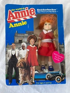 Annie Doll, Knickerbocker 6" 1982 NIB With Locket, The World of Annie - Picture 1 of 4