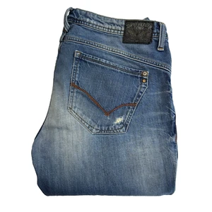 Tommy Hilfiger Victoria Jeans Damen W32 L34 (Etikett W31) Blau Denim Distressed Y2K - Bild 1 von 17
