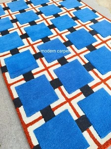 Evelina Kroon Ochre Rugs Handmade 100% Woolen Hand Tufted For Home Decoration - Picture 1 of 10