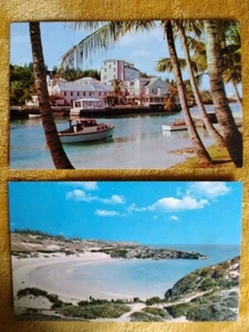 Flats Inlet + Horseshoe Bay Bermuda Postcards Vintage - Picture 1 of 4