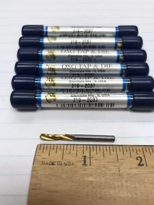 2 pcs. 1/8 3 FLUTE SOLID CARBIDE DRILL W/TIN COATING USA (loc T5) - Picture 1 of 1