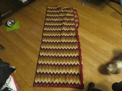 Vintage Ibena Relax Dolan Plush Sleeping Bag Insert Blanket Snuggie Throw Stripe - Image 1 of 3