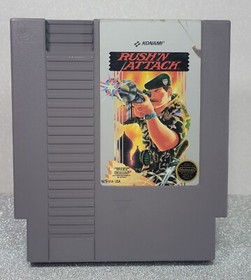 Rush'n Attack NES gioco vintage Nintendo 5 SCREW testato e funzionante no manuale pulito