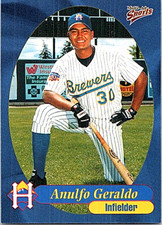 1999 Multi-Ad Helena Brewers Minor League Baseball #18 Anulfo Geraldo