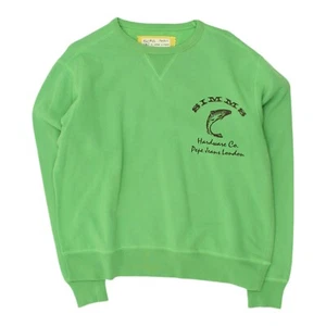 Pepe Jeans Simms Hardware Womens Green Sweatshirt | Vintage Designer Streetswear - Picture 1 of 3
