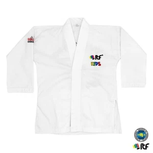 Dobok Kids FUJIMAE Uniform pour Taekwondo Omoogato Itf - Picture 1 of 6