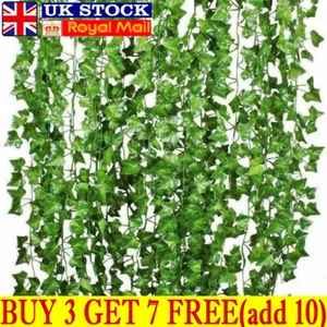 Artificial Hanging Plant Fake Vine Ivy Leaf Greenery Garland Wedding/Party Decor - Picture 1 of 5