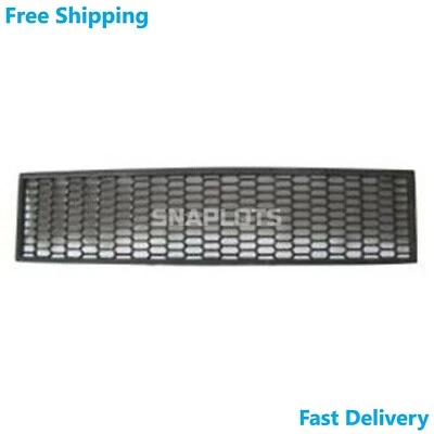 Новая решетка бампера передняя центральная 2011-2016 для BMW 5-й серии матовая черная пластиковая - Изображение 1 из 4