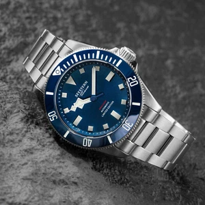 Seestern S430 Titanium Blue Professional Diver Mens Seiko NH38 Automatic Watch - Picture 1 of 19