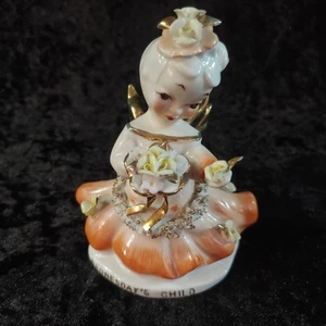 Vtg Lefton Wednesday’s Child Angel Figurine Japan F - Picture 1 of 11