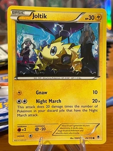 2014 Pokemon XY Phantom Forces Joltik 26/119 Common Basic MP - Picture 1 of 2