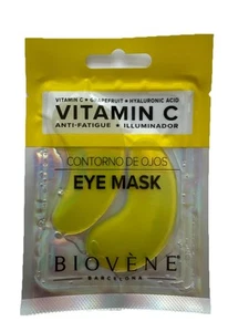 Biovene VITAMIN C Eye Patches Mask Anti Fatigue Grapefruit and Hyaluronic Acid - Picture 1 of 3