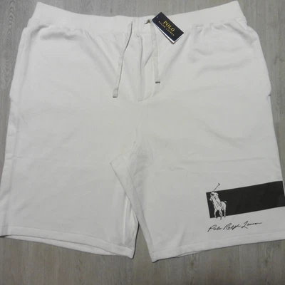 POLO RALPH LAUREN Mens 3XLB 3XL BIG & TALL FLEECE SHORTS SPELLOUT SWEATPANTS 3XB - Image 1 of 4