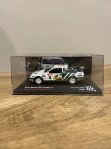 Miniature Altaya Ford Sierra RS Cosworth Auriol Occelli Tour De Corse 1988 1/43 - Picture 1 of 8