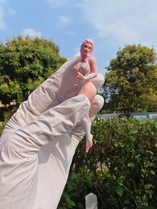 Resin Diorama 1:64 Silver Goddess Girl Miniature Figurine Doll Toys Scene Props - Picture 1 of 5