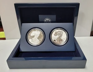 2012-S US Mint American Eagle San Francisco 2 Coin Silver Proof Set - Picture 1 of 7