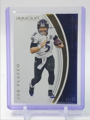 JOE FLACCO 2016 IMMACULATE FOOTBALL RAVENS /99 Q4408 - Image 1 of 2