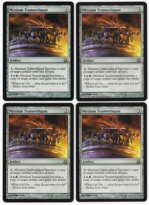 Mizzium Transreliquat x4 4x 2006 Guildpact PLAYSET Colorless Artifact MTG NM AZ1 - Image 1 of 2