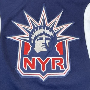 Reebok NHL New York Rangers Liberty Logo Trikot Herren Large Navy Blau NYR - Bild 1 von 10