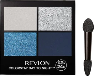 Revlon ColorStay 24 Hour Eyeshadow Quad with Dual-Ended Applicator Brush, Longw - Picture 1 of 8
