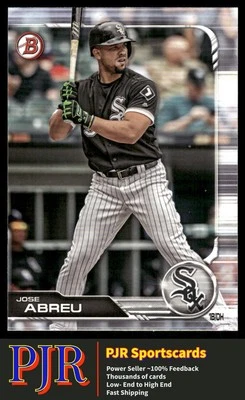 Jose Abreu 2019 Bowman #55 Chicago White Sox 35% Off 4+ - Image 1 of 2