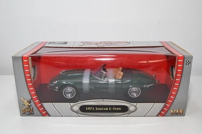 B69 1:18 ROAD SIGNATURE 92608 JAGUAR E-TYPE CONVERTIBILE VERDE 1971 MIB - Immagine 1 di 4