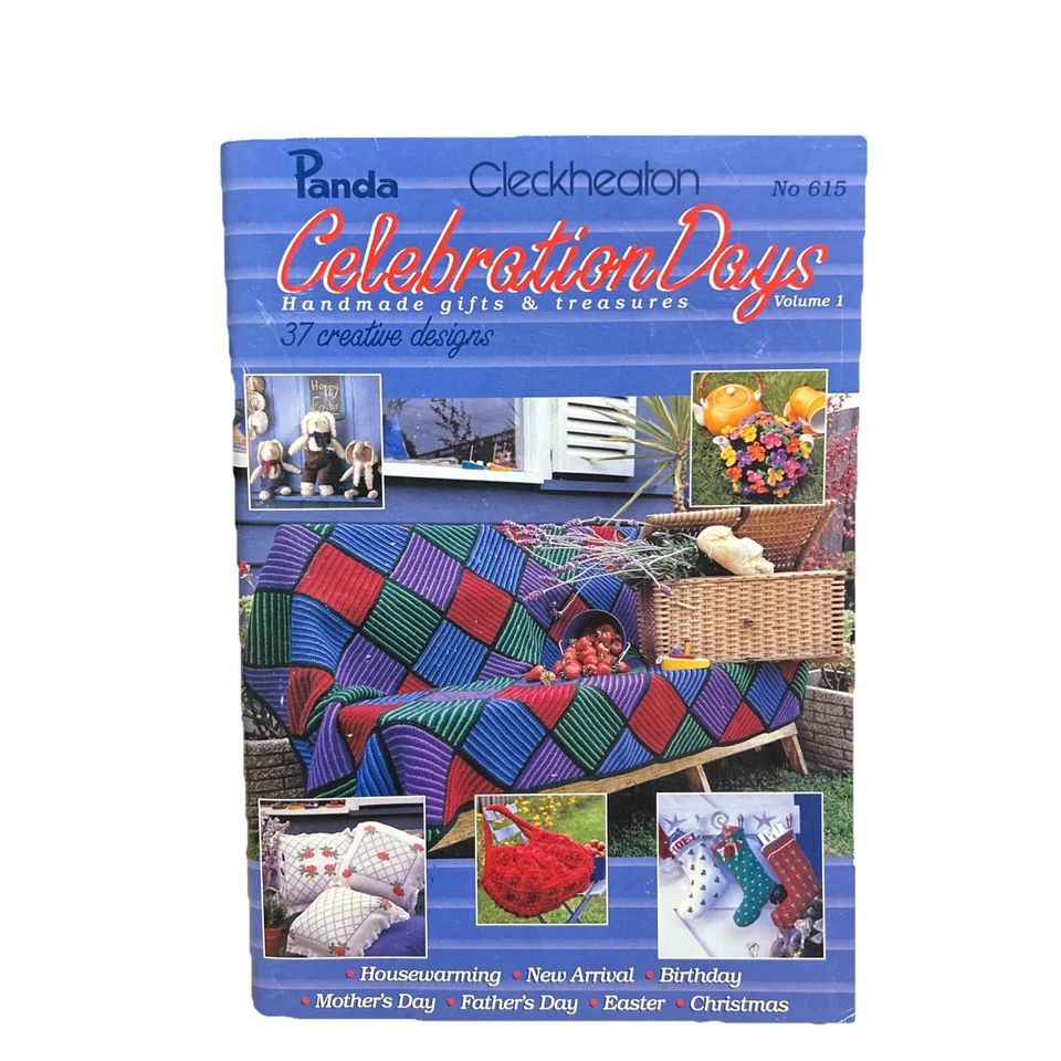 Celebration Days - Handmade Gifts -No 615 Panda Cleckheaton -Crochet -Knit GC - Image 1 of 4