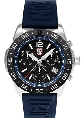 Luminox Pacific Diver Chronograph 44mm Black Dial Rubber Men's Watch XS.3143.SET - image 1 of 4