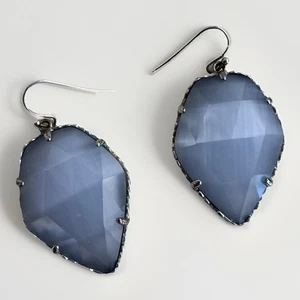 Kendra Scott Ohrringe irisierender Schiefer Katzenauge grau Corley in Silberton - Bild 1 von 10