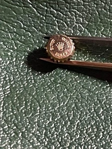 Rolex Genuine Superoyster Crown Gold Rare - Picture 1 of 4