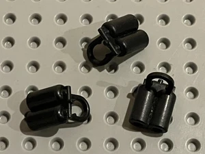 3 x LEGO Espace space classic Black Minifig Airtank 3838 / 6988 6958 6985 6702 - Imagen 1 de 1