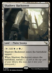 1x Shadowy Backstreet - Foil - MTG Murders at Karlov Manor - NM-Mint, English - Picture 1 of 1