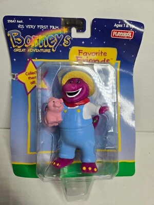 Barney Playskool Favorite Friends Gran Aventura Película Nueva De Colección 1997 Foto 1 de 2