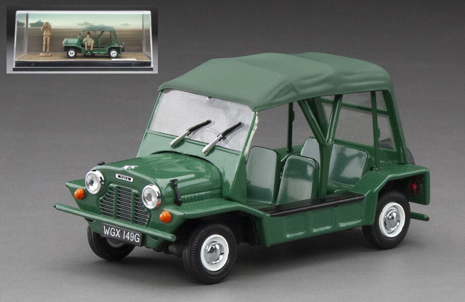 Austin Mini Moke 1968 Green W/ 2 Figures 1:43 Model 21156 VITESSE - Immagine 1 di 1