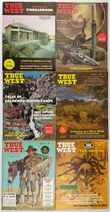 True West Magazine, 1965-1966, Vol. 13, Vintage Western History, Pulp, Lot of 6 - Picture 1 of 24