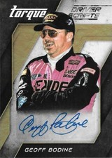 2016 TORQUE RACING GEOFF BODINE ~DRIVER SCRIPTS~ AUTO INSERT #DS-GB