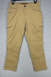 Wrangler Flex Pants Womens 28x28 Beige Khaki Hiking Trekking Pants Outdoor Cargo - Picture 1 of 9
