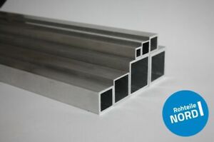 Aluminium Vierkantrohr Quadratrohr 20x20x1,5 mm AlMgSi0,5 Alu Rohr Hohlprofil