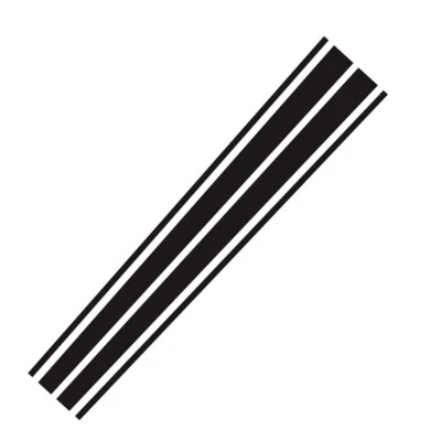 Calcomanías adhesivas de vinilo con cubierta de capó de tira larga para automóvil decoración de estilo deportivo de carreras Foto 1 de 4