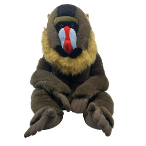 Colección Conservación Artista Vida Silvestre Mandril Babuino 16” Peluche Animal - Imagen 1 de 5
