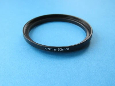 49mm to 52mm Step Up Step-Up Ring Camera Lens Filter Adapter Ring 49mm-52mm - Image 1 of 2