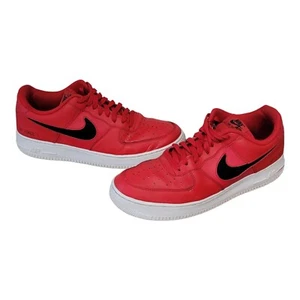 Nike Air Force 1 Low Red Black Size Uk 11 - Picture 1 of 17