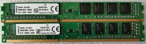 ✅Barette Mémoire 8Gb (2x4Gb) DDR3 Kingston KVR16N11S8/4 1600Mhz CL11 - Imagen 1 de 1