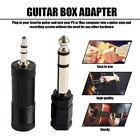 Black Acoustic Set Link Cable USB Interface Electric Guitar Adapter for PC Mac